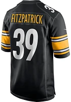 Minkah Fitzpatrick  Nike Pittsburgh Steelers Black Home Game Football Jersey