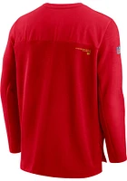 Nike Kansas City Chiefs Mens Dry Top UV HZ Long Sleeve Qtr Zip Pullover