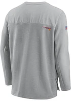 Nike Kansas City Chiefs Mens Dry Top UV HZ Long Sleeve Qtr Zip Pullover