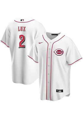 Gavin Lux Cincinnati Reds Mens Replica Home Jersey - White