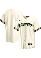 Milwaukee Brewers Mens Nike Replica Home Jersey - White