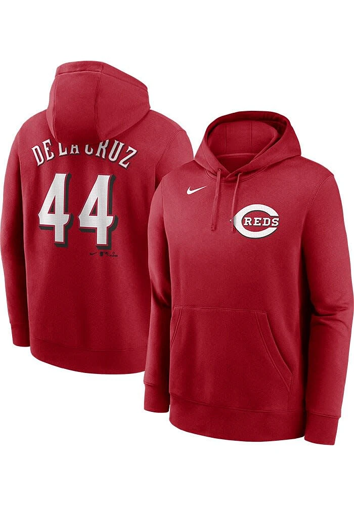 Elly De La Cruz Cincinnati Reds Mens Red Name Number Player Hood