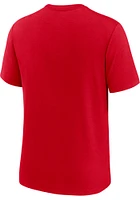 Nike Kansas City Chiefs Red Tri-Blend Graphic Short Sleeve Fashion T Shirt