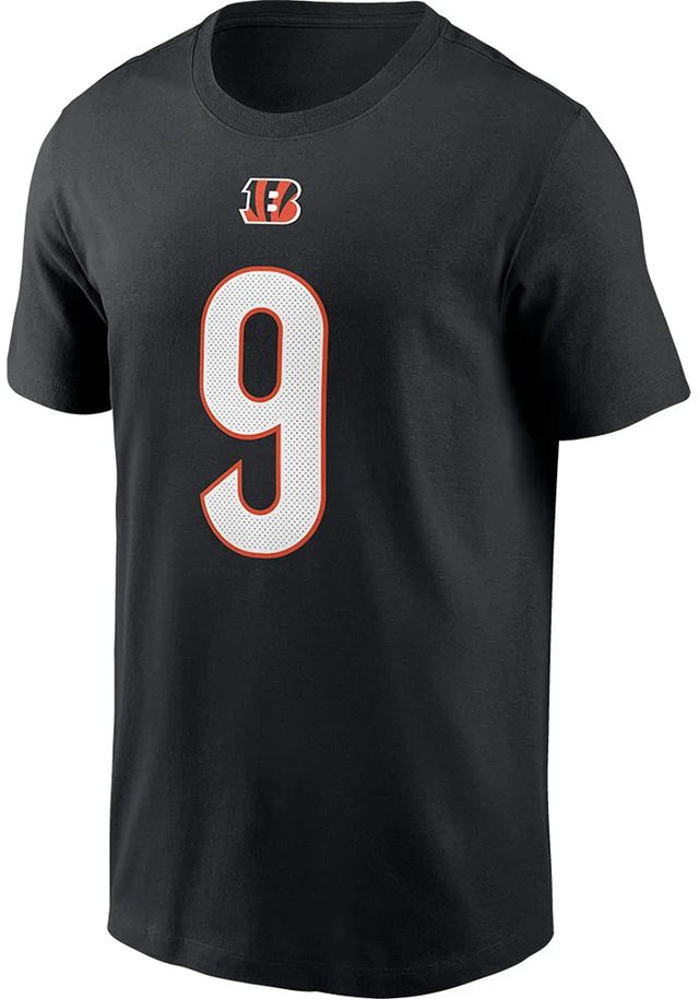 Joe Burrow Cincinnati Bengals Name And Number Short Sleeve Player T Shirt