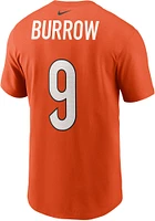 Joe Burrow Cincinnati Bengals Name And Number Short Sleeve Player T Shirt