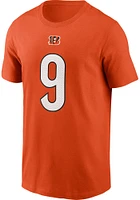 Joe Burrow Cincinnati Bengals Name And Number Short Sleeve Player T Shirt