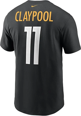 Chase Claypool Pittsburgh Steelers Name Number Short Sleeve Player T Shirt
