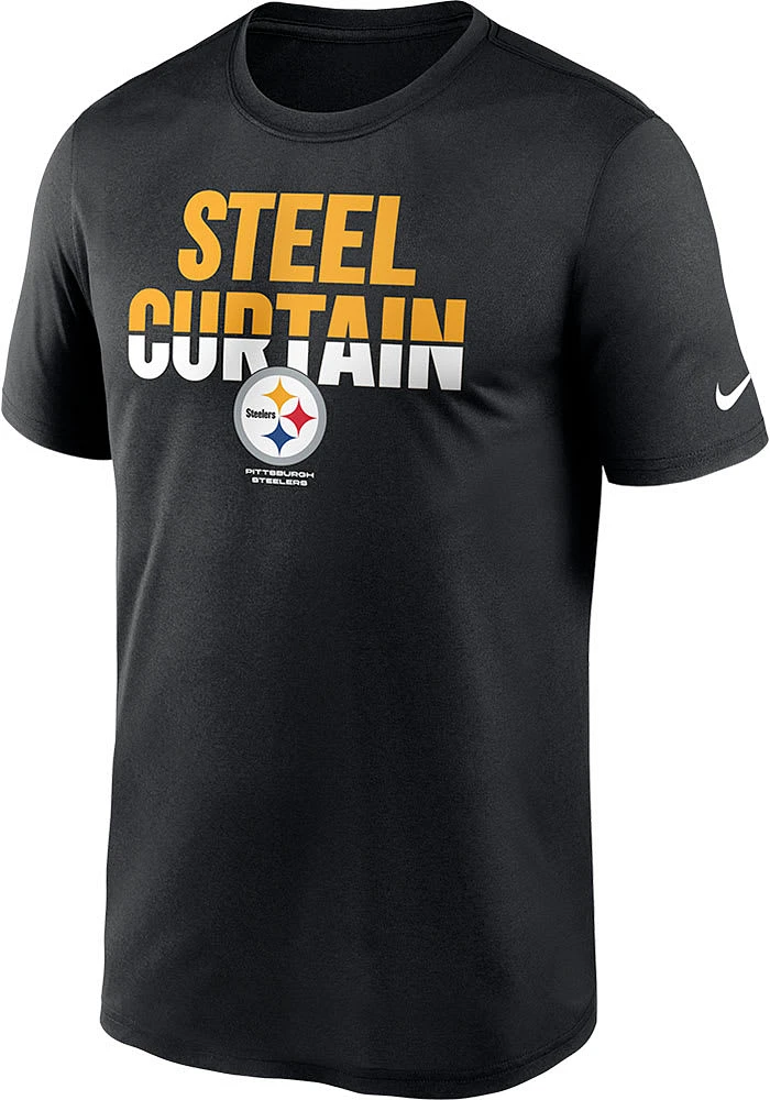 Nike Pittsburgh Steelers Black Local Phrase Legend Short Sleeve T Shirt