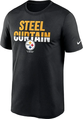 Nike Pittsburgh Steelers Black Local Phrase Legend Short Sleeve T Shirt