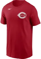 Ken Griffey Jr. Cincinnati Reds Red Name And Number Short Sleeve Player T Shirt