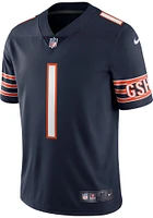 Justin Fields Nike Chicago Bears Mens Navy Blue HOME Limited Football Jersey
