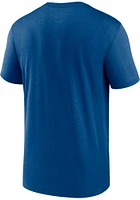 Nike Indianapolis Colts Blue Wordmark Short Sleeve T Shirt