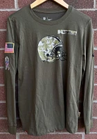 Nike Cleveland Browns Womens Green Solute to Service LS Tee