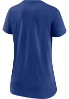 Nike Chicago Cubs Womens Blue Local Short Sleeve T-Shirt