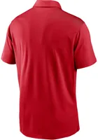 Nike Cincinnati Reds Mens Red Coop Logo Short Sleeve Polo