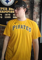Nike Pittsburgh Pirates Gold Wordmark Legend Short Sleeve T Shirt