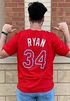 Nolan Ryan Texas Rangers Coop Name And Number Short Sleeve Player T Shirt