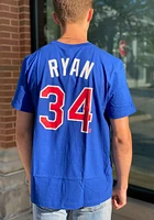Nolan Ryan Texas Rangers Coop Name And Number Short Sleeve Player T Shirt