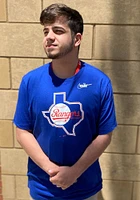 Nike Texas Rangers Blue Coop Logo Short Sleeve T Shirt