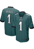 Jalen Hurts  Philadelphia Eagles Midnight Green Home Game Football Jersey
