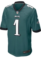 Jalen Hurts  Philadelphia Eagles Midnight Green Home Game Football Jersey