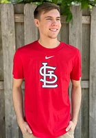 Nike St Louis Cardinals Red Logo Short Sleeve T Shirt