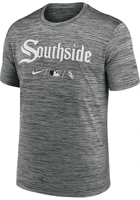 Nike Chicago White Sox Charcoal City Connect Graphic Short Sleeve T Shirt