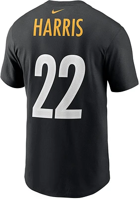 Najee Harris Pittsburgh Steelers Name Number Short Sleeve Player T Shirt