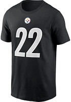 Najee Harris Pittsburgh Steelers Name Number Short Sleeve Player T Shirt