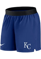 Nike Kansas City Royals Womens Blue DriFit Shorts