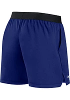 Nike Texas Rangers Womens Blue DriFit Shorts
