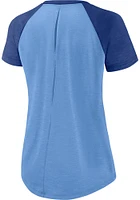 Nike Kansas City Royals Womens Light Blue Rewind Short Sleeve T-Shirt
