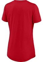 Nike St Louis Cardinals Womens Red Cinch Short Sleeve T-Shirt