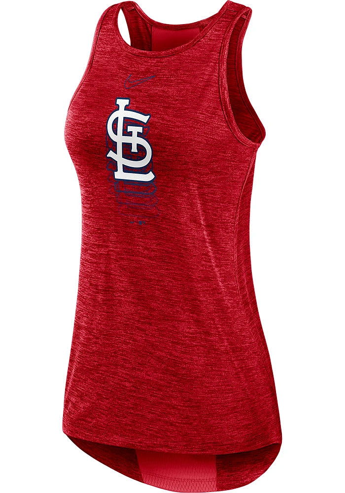 Nike St Louis Cardinals Womens Red Fade Tank Top