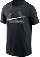 Yadier Molina St Louis Cardinals Black Refresh Name Number Short Sleeve Player T Shirt