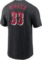 Jesse Winker Cincinnati Reds Name Number Short Sleeve Player T Shirt