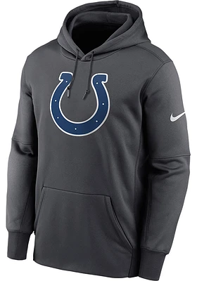 Nike Indianapolis Colts Mens Grey Prime Therma Hood