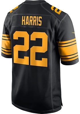 Najee Harris  Nike Pittsburgh Steelers Black Home Game Football Jersey