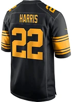 Najee Harris  Nike Pittsburgh Steelers Black Home Game Football Jersey