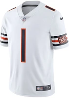 Justin Fields Nike Chicago Bears Mens White ROAD Limited Football Jersey