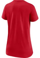 Nike Cincinnati Reds Womens Red Local Short Sleeve T-Shirt