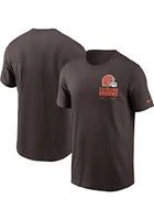 Nike Cleveland Browns Brown TEAM ISSUE Short Sleeve T Shirt