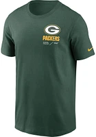 Nike Green Bay Packers TEAM ISSUE Short Sleeve T Shirt