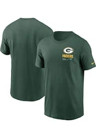 Nike Green Bay Packers TEAM ISSUE Short Sleeve T Shirt