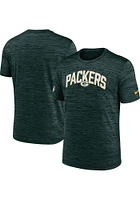 Nike Green Bay Packers SIDELINE VELOCITY DESIGN Short Sleeve T Shirt