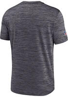 Nike Pittsburgh Steelers Black Sideline Velocity Design Short Sleeve T Shirt
