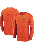Nike Cleveland Browns Orange SIDELINE VELOCITY Long Sleeve T-Shirt