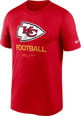 Nike Kansas City Chiefs SIDELINE LEGEND Short Sleeve T Shirt