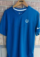 Nike Indianapolis Colts Blue SIDELINE UV COACH Short Sleeve T Shirt