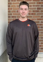 Nike Cleveland Browns Brown SIDELINE UV COACH Long Sleeve T-Shirt